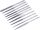 TOOLCRAFT 10 részes tűreszelő készlet, szár hossz: 90mm 821006