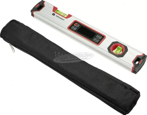 TOOLCRAFT Digitális vízmérték mágnesekkel 400mm 360° 1mm/m TO-7337448