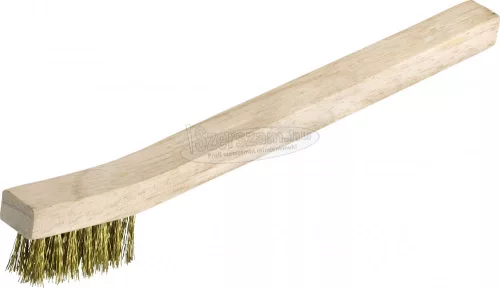 TOOLCRAFT Gyújtógyertya kefe Fa, Sárgaréz 200mm 1db TO-5796093