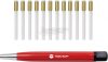 TOOLCRAFT TO-5864070 Üvegszálas tisztítóecset/üvegszálas radír stift/üvegszálas radír, 4mm-es átmérő 11mm 12db TO-5864070
