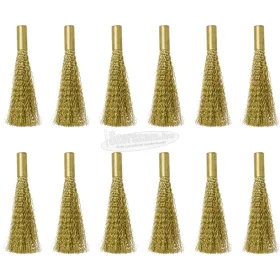   TOOLCRAFT TO-5864076 Tartalék ecset üvegszálas tisztítóecsethez (sárgaréz drót), 4mm, 12db 4mm 12db TO-5864076