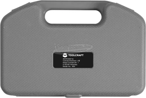 TOOLCRAFT TO-6803625 Lyukfűrész készlet 9 részes 22mm, 29mm, 35mm, 44mm, 51mm, 68mm 1 készlet TO-6803625