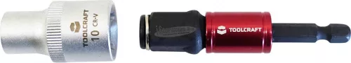 TOOLCRAFT 2159048 2 az 1-ben gyorscserélő bittartó hosszúság, 72mm-es meghajtó TO-6477144