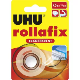   UHU rollafix TRANSPARENT 36955 Ragasztószalag Átlátszó 7.5mx19mm 1db 36955