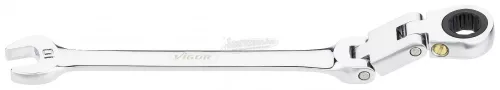 Vigor V6752-10 V6752-10 Csuklós gyűrűs villáskulcs 10mm V6752-10