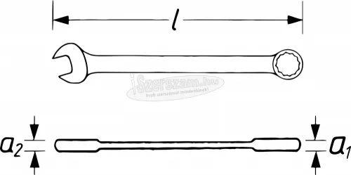 Vigor V4966 V4966 Gyűrűs villáskulcs 32mm V4966