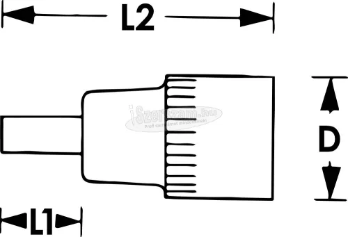 Vigor V2427N V2427N rátűzőkulcs (bit-dugókulcs) V2427N