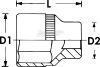 Vigor V7202-9 V7202-9 Dugókulcs 1/2" V7202-9