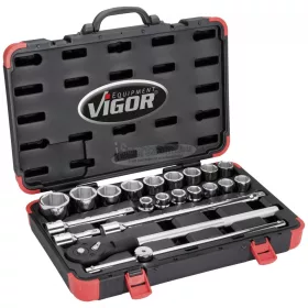 Vigor V2318N Dugókulcs készlet 3/4" (20mm) V2318N