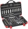 Vigor Dugókulcs készlet 1/4" 5/16 (8mm) 172 részes V2461N