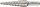 VIGOR HSS lépcsősfúró 4-12mm, 65mm, Vigor V2394
