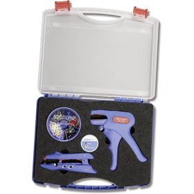   WEICON TOOLS 52880002 Krimpelő készlet 402 részes Érvéghüvelyek 0.5-6mm² Csupaszítófogóval, Érvéghüvely-választék 52880002