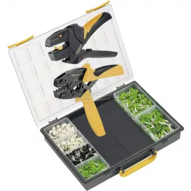   Weidmüller CRIMP-SET PZ16 9025850000 Krimpelő fogó készlet Érvéghüvelyek 60-16mm² Csupaszítófogóval, Krimpelőválasztékot tartalmazó kofferrel 9025850000