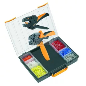   Weidmüller CRIMP-SET PZ4 D 9028630000 Krimpelő fogó készlet Érvéghüvelyek 5-4mm² Csupaszítófogóval, Krimpelőválasztékot tartalmazó kofferrel 9028630000