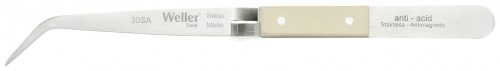 Weller Erem 30SA Forrasztó csipesz hegyes, hajlított 50°, extra finom 156.00mm 30SA