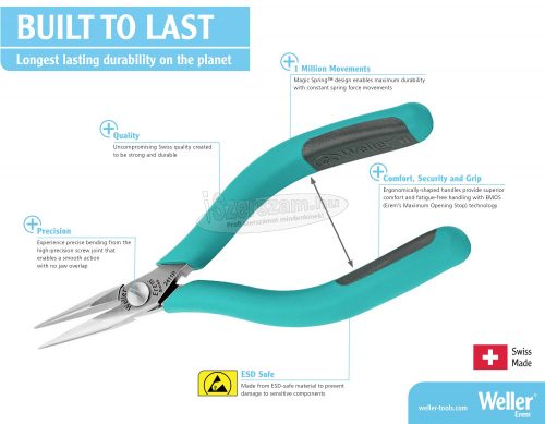 Weller Erem 2443P Kerekcsőrű fogó 2443P