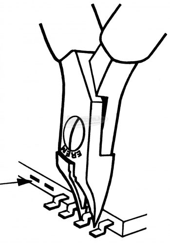 Weller Erem 670EP ESD Homlokcsípőfogó 110mm 670EP