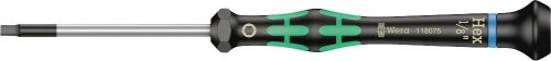 WERA 2054 Csavarhúzó hatlapfejű elektronikus alkalmazásokhoz, 1/8"x60mm 05118075001