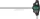 WERA 454 HF T-fogantyús hatlapfejű csavarhúzó Hex-Plus tartófunkcióval, 10x200mm 05023355001