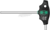 WERA 454 HF T-fogantyús hatlapfejű csavarhúzó Hex-Plus tartófunkcióval, 8x150mm 05023352001