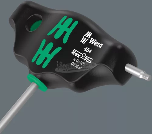 WERA 454 T-fogantyús hatlapfejű csavarhúzó Hex-Plus, 2x100mm 05023330001