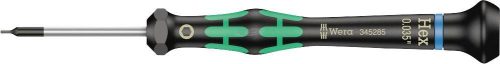 WERA 2054 Csavarhúzó hatlapfejű elektronikus alkalmazásokhoz, 0,035"x40mm 05345285001