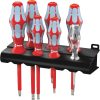 WERA 3160 i/7 Rack szigetelt VDE 1000V Csavarhúzó készlet 7 részes Egyeneshornyú, Phillips 05022728001
