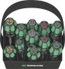 Wera Kraftform 2go 300 Csavarhúzó készlet 11 részes Egyeneshornyú, Pozidriv, Phillips, Belső kerek hatlap (TX) 05004313001