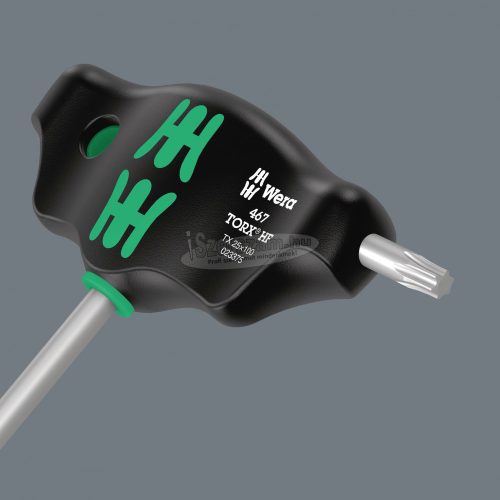 WERA 467/7 TORX HF Set 2 Csavarhúzó készlet T-nyelű TORX csavarhúzók tartó funkcióval, 7 részes 05023456001
