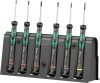 WERA 2050/6 Csavarhúzó készlet 6 részes Egyeneshornyú, Phillips, TORX Plus, Microstix 5030181001