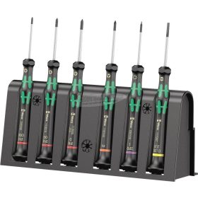   WERA 2050/6 Csavarhúzó készlet 6 részes Egyeneshornyú, Phillips, TORX Plus, Microstix 5030181001