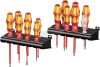 Wera Kraftform Big Pack 100 szigetelt VDE 1000V Csavarhúzó készlet 14 részes Egyeneshornyú, Phillips, TORX, Pozidriv 05105631001