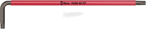 WERA 967 SXL HF TORX L-kulcs Többszínű tartófunkcióval, hosszú, TX40x224mm 05024479001