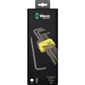   WERA 950/13 Hex-Plus Imperial 1 SB L-kulcs készlet, imperial, BlackLaser, 13 részes 05021721001