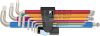 WERA 3950/9 Hex-Plus Multicolour Imperial Stainless 1 6szög Hajlított csavarhúzó készlet 9 részes 5022860001