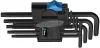 WERA 967/9 TX HF 1 L-kulcs készlet tartó funkcióval, BlackLaser, 9 db 05024244001