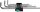 WERA 950/9 Hex-Plus 2 L-kulcs/Hatszögkulcs készlet, metrikus, krómozott, 9 részes 05021909001