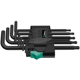   WERA 967/9 TX 1 L-kulcskészlet, BlackLaser, 9 részes 05024242001