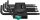 WERA 967/9 TX 1 L-kulcskészlet, BlackLaser, 9 részes 05024242001
