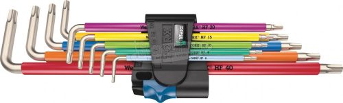 WERA 3967/9 TX SXL Multicolour HF Rozsdamentes 1 L-kulcs készlet tartó funkcióval, rozsdamentes, 9 db 05022689001