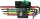 WERA 967/9 TX BO Multicolour 1 L-kulcs készlet hamisításbiztos TORX csavarokhoz, BlackLaser, 9 részes 05024335001