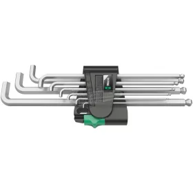   WERA 950/9 Hex-Plus 4 L-kulcskészlet, metrikus, krómozott, 9 részes 05073594001