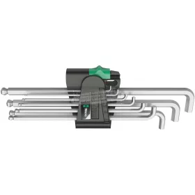   WERA 950/9 Hex-Plus 4 L-kulcskészlet, metrikus, krómozott, 9 részes 05073594001