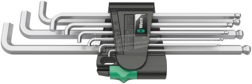 WERA 950/9 Hex-Plus 4 L-kulcskészlet, metrikus, krómozott, 9 részes 05073594001