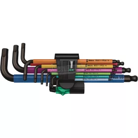   WERA 950/9 Hex-Plus Multicolor 1 L-kulcs/Hatszögkulcskészlet, metrikus, BlackLaser, 9 részes 05022089001