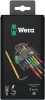 WERA 967/9 TX BO Multicolour 1 SB L-kulcs készlet hamisításbiztos TORX csavarokhoz, BlackLaser, 9 részes 05073599001