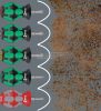 WERA 355 PZ Pozidriv Stubby csavarhúzó, PZ2x25mm 05008854001