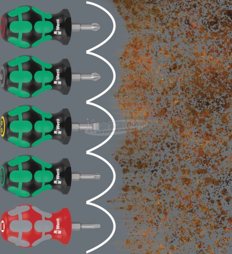 WERA 355 PZ Pozidriv Stubby csavarhúzó, PZ1x25mm 05008853001