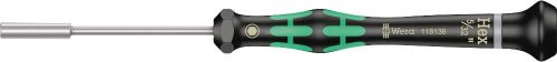 WERA 2069 Nyeles dugókulcs, műszerész csavarhúzó nyél elektronikus alkalmazásokhoz, 5/32"x60mm 05118136001