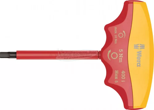 WERA 400 i VDE 1000V hatlapú szigetelt nyomaték csavarhúzó, 4x5,0Nm 05004980001